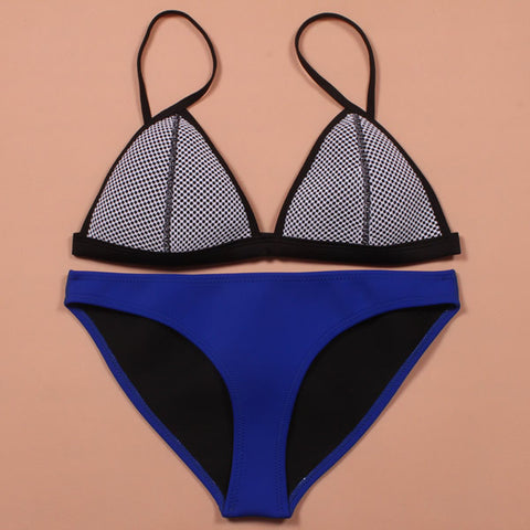 Neoprene Triangular Bikini