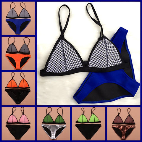 Neoprene Triangular Bikini
